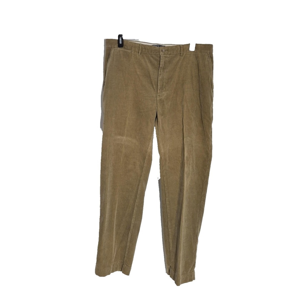 Polo By Ralph Lauren Pants Mens 38x32 Beige Corduroy Classic Fit Straight Leg